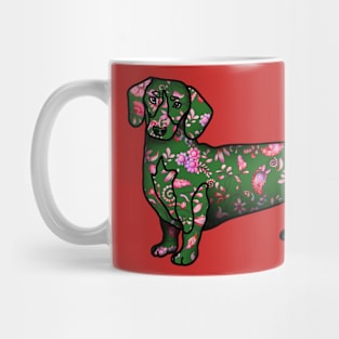 Christmas Dachshund Mug